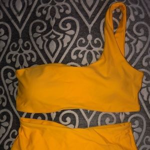 High waist bikini set